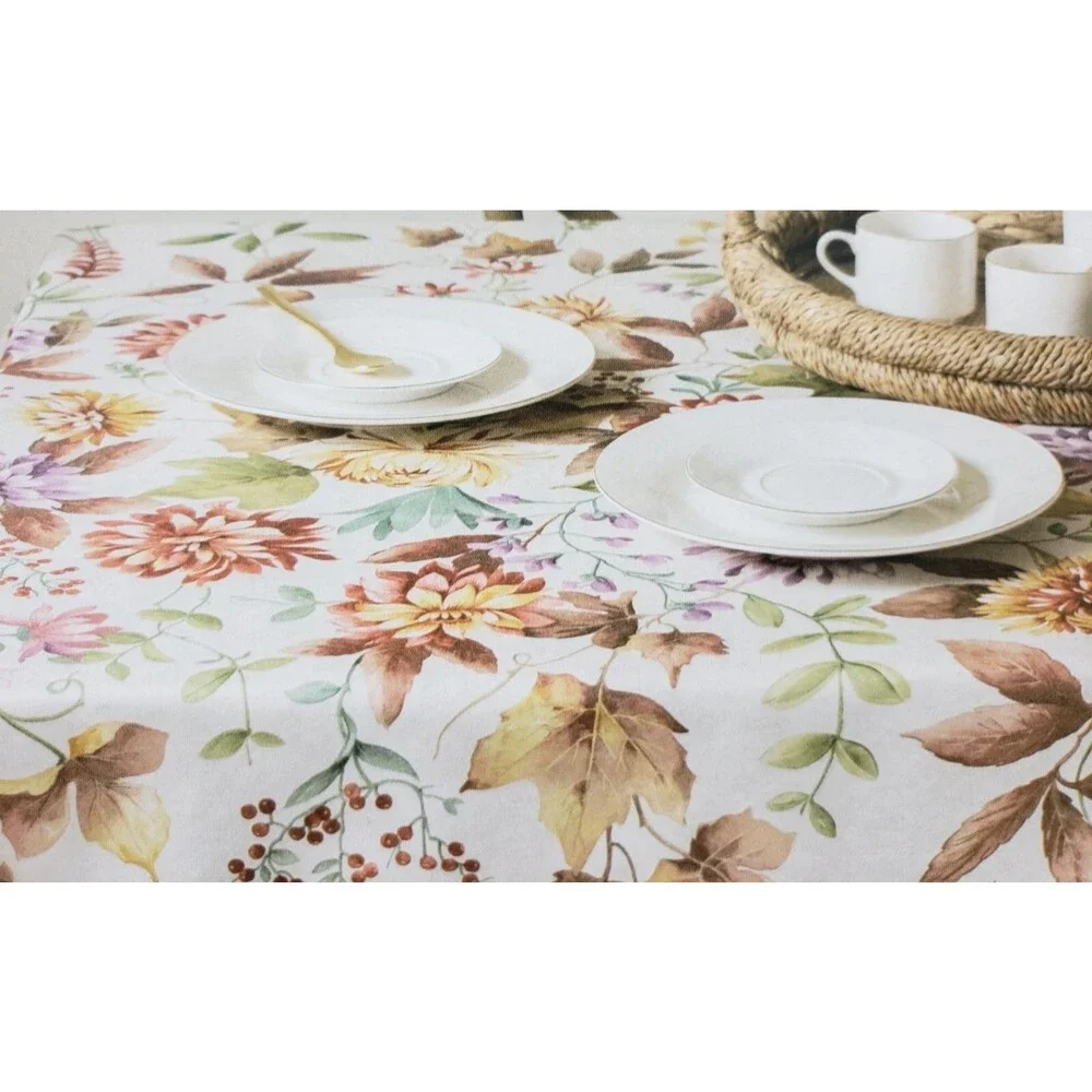 Printed Fabric Tablecloth 60
